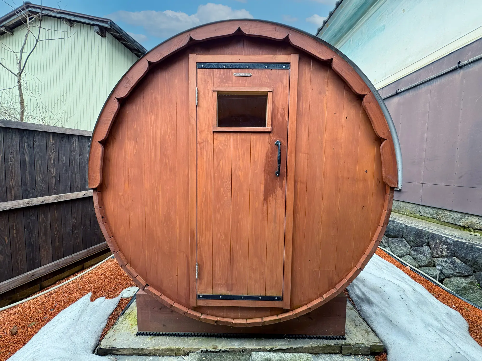 SAUNA HOUSE Yutagawaの貸切バレルサウナ